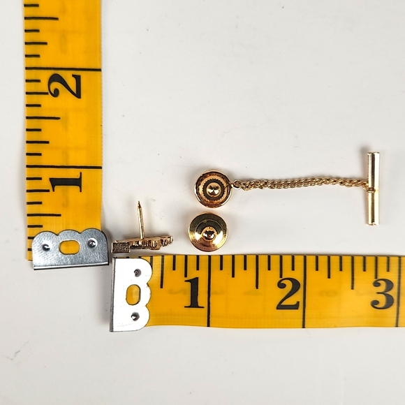 Gold Locomotive Tie Tac Vintage 90s - Picture 8 of 12